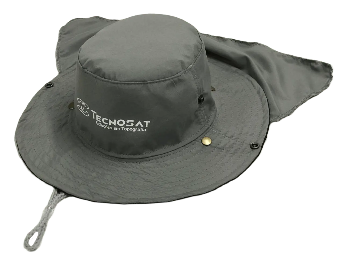 Gugalele 04 - Chapeu Modelo Australiano, Microfibra, Silcado, Com Protetor de Nuca